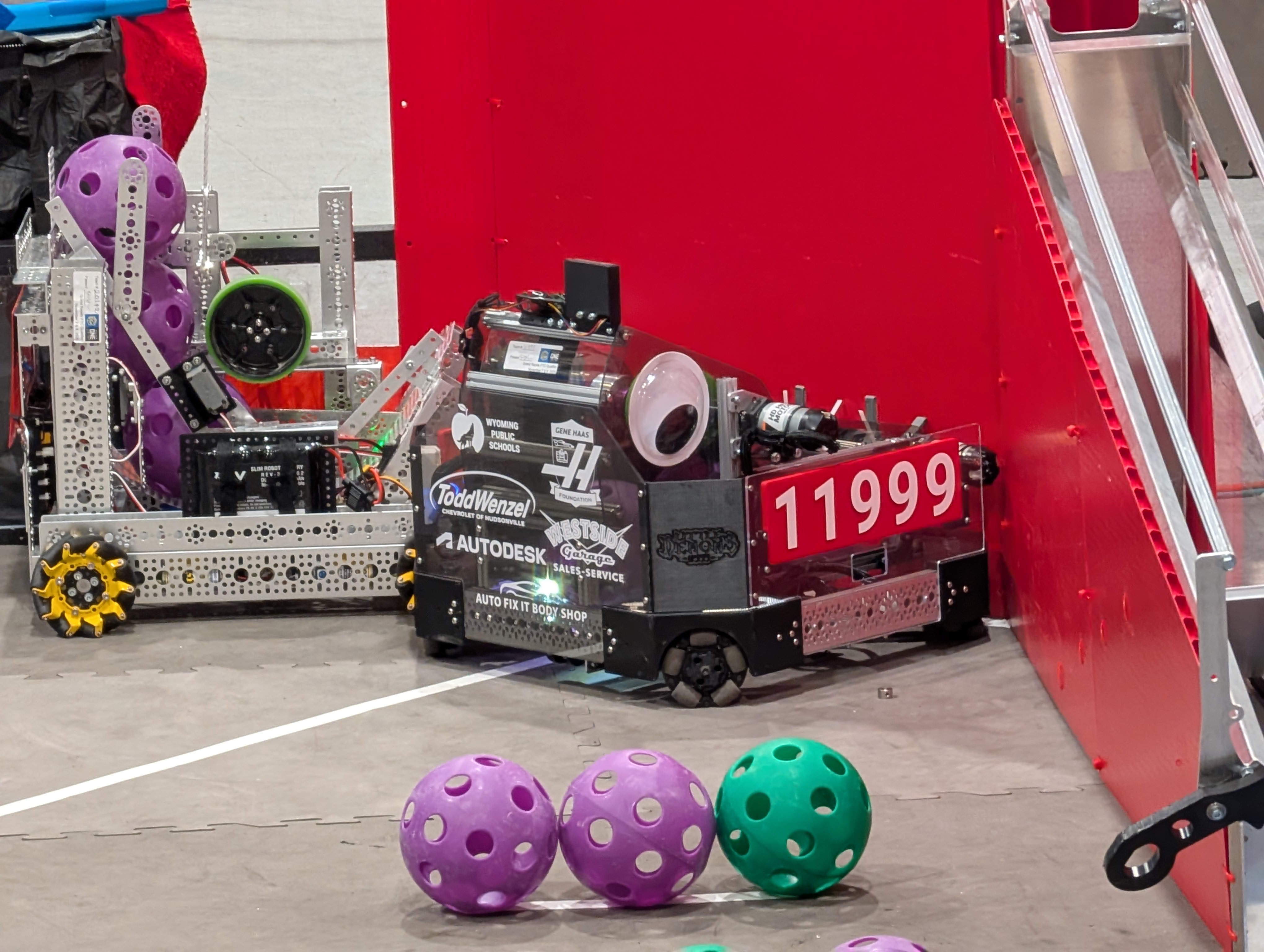 Little Demons 2025 robot on the field